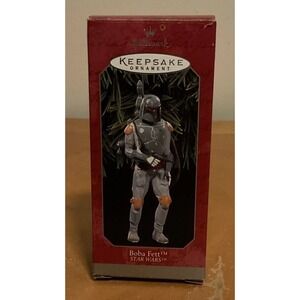 Hallmark Keepsake Boba Fett Star Wars Ornament Vintage 1998 Never Used